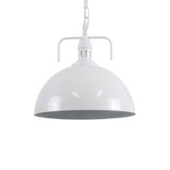 Alternative view of GLOBOSTAR® LARKIN 01174 Vintage Κρεμαστό Φωτιστικό Οροφής με Ντουί 1 x E27 AC 220-240V IP20 - Λευκό - Μ30 x Π30 x Y28cm
