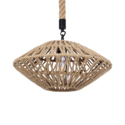 Alternative view of GLOBOSTAR® DOGMA 01187 Boho Κρεμαστό Φωτιστικό Οροφής με Ντουί 1 x E27 AC 220-240V IP20 - Μπεζ - Μ40 x Π40 x Υ20cm