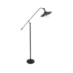 Alternative view of GLOBOSTAR® SILENE 01243 Vintage Επιδαπέδιο Φωτιστικό με Ντουί 1 x E27 AC 220-240V IP20 - Μαύρο & Χρυσό - Μ30 x Π30 x Υ194cm