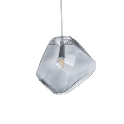 Alternative view of GLOBOSTAR® RINA 01307 Μοντέρνο Κρεμαστό Φωτιστικό Οροφής με Ντουί 1 x G9 AC 220-240V IP20 - Γκρι - Μ16 x Π16 x Υ17cm
