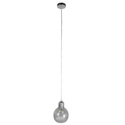 Alternative view of GLOBOSTAR® BOSSANOVA 01313 Μοντέρνο Κρεμαστό Φωτιστικό Οροφής με Ντουί 1 x E27 AC 220-240V IP20 - Γκρι - Μ18 x Π18 x Υ23cm