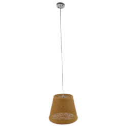 Alternative view of GLOBOSTAR® PLAYROOM 01332 Vintage Κρεμαστό Φωτιστικό Οροφής με Ντουί 1 x E27 AC 220-240V IP20 - Μπεζ - Μ32 x Π32 x Υ27cm