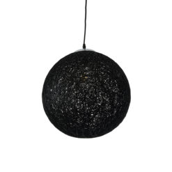 Alternative view of GLOBOSTAR® OCEANA 01360 Boho Κρεμαστό Φωτιστικό Οροφής με Ντουί 1 x E27 AC 220-240V IP20 - Μαύρο - Μ40 x Π40 x Υ40cm