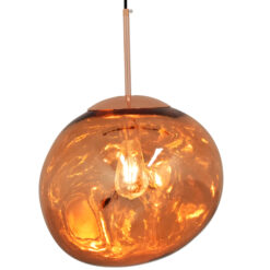 Alternative view of GLOBOSTAR® DIXAR 01465 Μοντέρνο Κρεμαστό Φωτιστικό Οροφής με Ντουί 1 x E27 AC 220-240V IP20 - Χάλκινο - Μ36 x Π36 x Υ45cm