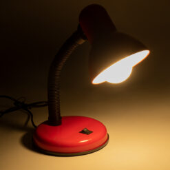 Alternative view of GLOBOSTAR® STUDENT 01535 Μοντέρνο Επιτραπέζιο Φωτιστικό Πορτατίφ με Ντουί 1 x E27 AC 220-240V IP20 - Κόκκινο & Μαύρο - Μ12 x Π12 x Υ32cm