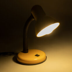 Alternative view of GLOBOSTAR® STUDENT 01536 Μοντέρνο Επιτραπέζιο Φωτιστικό Πορτατίφ με Ντουί 1 x E27 AC 220-240V IP20 - Κίτρινο & Μαύρο - Μ12 x Π12 x Υ32cm