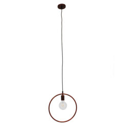 Alternative view of GLOBOSTAR® OMICRON 01579 Μοντέρνο Κρεμαστό Φωτιστικό Οροφής με Ντουί 1 x E27 AC 220-240V IP20 - Χάλκινο - Μ33 x Π4 x Υ33cm