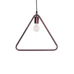 Alternative view of GLOBOSTAR® DELTA 01581 Μοντέρνο Κρεμαστό Φωτιστικό Οροφής με Ντουί 1 x E27 AC 220-240V IP20 - Χάλκινο - Μ37 x Π4 x Υ33cm