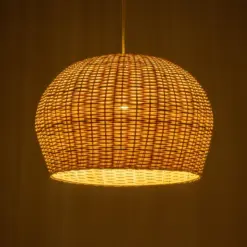 Alternative view of GLOBOSTAR® BERMUDA 01709 Boho Κρεμαστό Φωτιστικό Οροφής με Ντουί 1 x E27 AC 220-240V IP20 - Μπεζ - Μ55 x Π55 x Y26cm