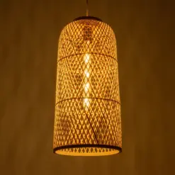 Alternative view of GLOBOSTAR® CALERO 01710 Boho Κρεμαστό Φωτιστικό Οροφής με Ντουί 1 x E27 AC 220-240V IP20 - Μπεζ - Μ25 x Π25 x Υ50cm