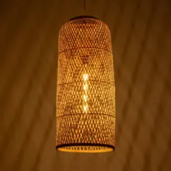 Alternative view of GLOBOSTAR® CALERO 01711 Boho Κρεμαστό Φωτιστικό Οροφής με Ντουί 1 x E27 AC 220-240V IP20 - Μπεζ - Μ30 x Π30 x Υ70cm