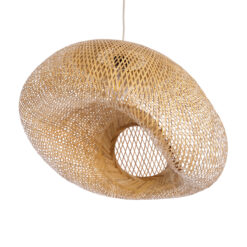 Alternative view of GLOBOSTAR® CARIBBEAN 01724 Boho Κρεμαστό Φωτιστικό Οροφής με Ντουί 1 x E27 AC 220-240V IP20 - Μπεζ - Μ60 x Π60 x Υ38cm
