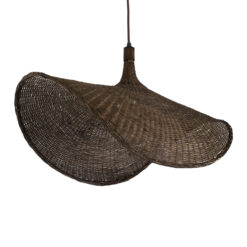 Alternative view of GLOBOSTAR® CUBA 01768 Boho Κρεμαστό Φωτιστικό Οροφής με Ντουί 1 x E27 AC 220-240V IP20 - Καφέ - Μ80 x Π80 x Υ49cm