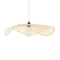Alternative view of GLOBOSTAR® MELEMELE 01841 Boho Κρεμαστό Φωτιστικό Οροφής με Ντουί 1 x E27 AC 220-240V IP20 - Μπεζ - Μ75 x Π75 x Υ10cm