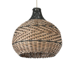 Alternative view of GLOBOSTAR® SEYCHELLES 01948 Boho Κρεμαστό Φωτιστικό Οροφής με Ντουί 1 x E27 AC 220-240V IP20 - Καφέ & Λαδί - Μ40 x Π40 x Υ40cm