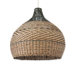 Alternative view of GLOBOSTAR® SEYCHELLES 01949 Boho Κρεμαστό Φωτιστικό Οροφής με Ντουί 1 x E27 AC 220-240V IP20 - Καφέ & Λαδί - Μ60 x Π60 x Υ60cm