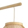 GLOBOSTAR® TULUM 01971 Boho Φωτιστικό Τοίχου – Απλίκα με Ντουί 1 x E27 AC 220-240V IP20 – Μπεζ – Μ24 x Π32 x Υ55cm
