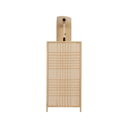GLOBOSTAR® KOMO 01976 Boho Φωτιστικό Τοίχου – Απλίκα με Ντουί 1 x E27 AC 220-240V IP20 – Μπεζ – Μ20 x Π30 x Υ60cm