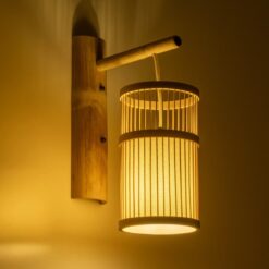 GLOBOSTAR® TULUM 01978 Boho Φωτιστικό Τοίχου – Απλίκα με Ντουί 1 x E27 AC 220-240V IP20 – Μπεζ – Μ16 x Π26.5 x Υ47cm
