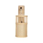 GLOBOSTAR® TULUM 01978 Boho Φωτιστικό Τοίχου – Απλίκα με Ντουί 1 x E27 AC 220-240V IP20 – Μπεζ – Μ16 x Π26.5 x Υ47cm