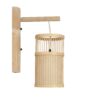 GLOBOSTAR® TULUM 01978 Boho Φωτιστικό Τοίχου – Απλίκα με Ντουί 1 x E27 AC 220-240V IP20 – Μπεζ – Μ16 x Π26.5 x Υ47cm