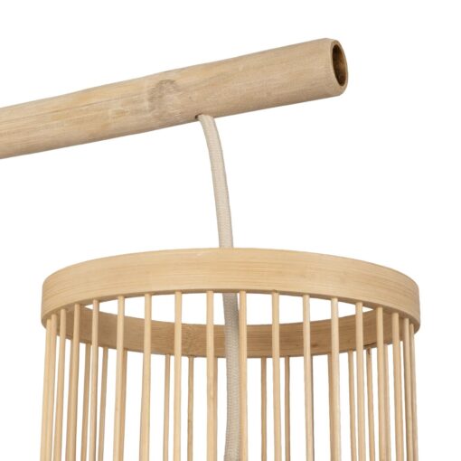 GLOBOSTAR® TULUM 01978 Boho Φωτιστικό Τοίχου – Απλίκα με Ντουί 1 x E27 AC 220-240V IP20 – Μπεζ – Μ16 x Π26.5 x Υ47cm