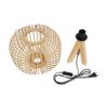 GLOBOSTAR® CHORD 01990 Boho Επιτραπέζιο Φωτιστικό Πορτατίφ με Ντουί 1 x E27 AC 220-240V IP20 – Μπεζ – Μ31 x Π31 x Υ43cm