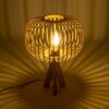 GLOBOSTAR® CHORD 01990 Boho Επιτραπέζιο Φωτιστικό Πορτατίφ με Ντουί 1 x E27 AC 220-240V IP20 – Μπεζ – Μ31 x Π31 x Υ43cm