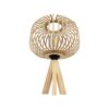 GLOBOSTAR® CHORD 01990 Boho Επιτραπέζιο Φωτιστικό Πορτατίφ με Ντουί 1 x E27 AC 220-240V IP20 – Μπεζ – Μ31 x Π31 x Υ43cm