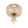 GLOBOSTAR® CHORD 01990 Boho Επιτραπέζιο Φωτιστικό Πορτατίφ με Ντουί 1 x E27 AC 220-240V IP20 – Μπεζ – Μ31 x Π31 x Υ43cm