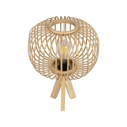GLOBOSTAR® CHORD 01990 Boho Επιτραπέζιο Φωτιστικό Πορτατίφ με Ντουί 1 x E27 AC 220-240V IP20 – Μπεζ – Μ31 x Π31 x Υ43cm