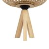 GLOBOSTAR® CHORD 01990 Boho Επιτραπέζιο Φωτιστικό Πορτατίφ με Ντουί 1 x E27 AC 220-240V IP20 – Μπεζ – Μ31 x Π31 x Υ43cm