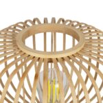 GLOBOSTAR® CHORD 01990 Boho Επιτραπέζιο Φωτιστικό Πορτατίφ με Ντουί 1 x E27 AC 220-240V IP20 – Μπεζ – Μ31 x Π31 x Υ43cm