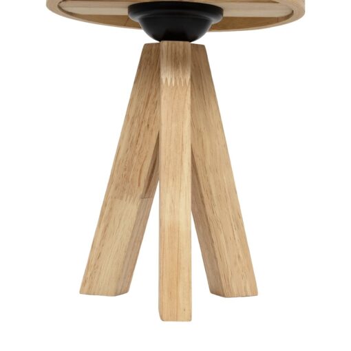 GLOBOSTAR® TULUM 01991 Boho Επιτραπέζιο Φωτιστικό Πορτατίφ με Ντουί 1 x E27 AC 220-240V IP20 – Μπεζ – Μ30 x Π30 x Υ41cm
