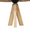 GLOBOSTAR® TULUM 01993 Boho Επιτραπέζιο Φωτιστικό Πορτατίφ με Ντουί 1 x E27 AC 220-240V IP20 – Μπεζ – Μ30 x Π30 x Υ40cm