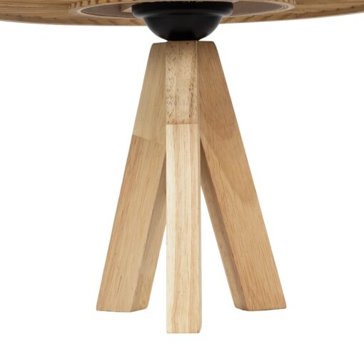 GLOBOSTAR® TULUM 01993 Boho Επιτραπέζιο Φωτιστικό Πορτατίφ με Ντουί 1 x E27 AC 220-240V IP20 – Μπεζ – Μ30 x Π30 x Υ40cm