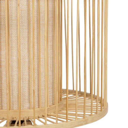 GLOBOSTAR® TULUM 01993 Boho Επιτραπέζιο Φωτιστικό Πορτατίφ με Ντουί 1 x E27 AC 220-240V IP20 – Μπεζ – Μ30 x Π30 x Υ40cm