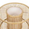 GLOBOSTAR® TULUM 01993 Boho Επιτραπέζιο Φωτιστικό Πορτατίφ με Ντουί 1 x E27 AC 220-240V IP20 – Μπεζ – Μ30 x Π30 x Υ40cm