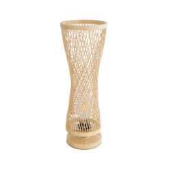 Alternative view of GLOBOSTAR® ROWAN 01994 Boho Επιτραπέζιο Φωτιστικό Πορτατίφ με Ντουί 1 x E27 AC 220-240V IP20 - Μπεζ - Μ17 x Π17 x Υ42cm