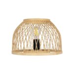 GLOBOSTAR® NOMAD 01998 Boho Επιτραπέζιο Φωτιστικό Πορτατίφ με Ντουί 1 x E27 AC 220-240V IP20 – Μπεζ – Μ30 x Π30 x Υ30cm