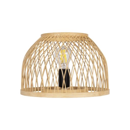 GLOBOSTAR® NOMAD 01998 Boho Επιτραπέζιο Φωτιστικό Πορτατίφ με Ντουί 1 x E27 AC 220-240V IP20 – Μπεζ – Μ30 x Π30 x Υ30cm