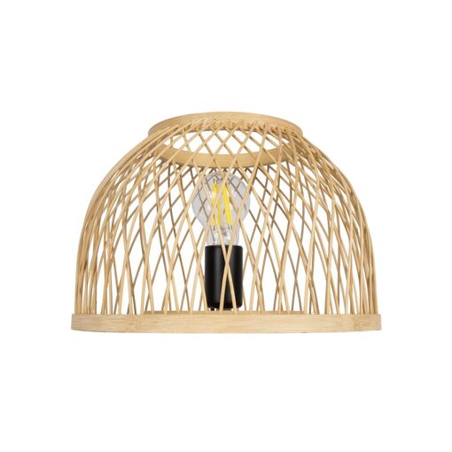 GLOBOSTAR® NOMAD 01998 Boho Επιτραπέζιο Φωτιστικό Πορτατίφ με Ντουί 1 x E27 AC 220-240V IP20 – Μπεζ – Μ30 x Π30 x Υ30cm