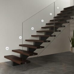 kelvo® STEPART KLV-101-0076 Χωνευτό Φωτιστικό Σκαλοπατιού / Διαδρόμου LED 3W 375lm 45° AC 220-240V Αδιάβροχο IP65 Θερμό Λευκό 2700K – Lumileds SMD Chip & TÜV SÜD Driver – Λευκό Ματ – Μ8.3 x Π4.5 x Υ8.3cm / Q6.6 x 6.6cm – 5 Χρόνια Εγγύηση