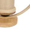 GLOBOSTAR® TULUMKO 02007 Boho Επιτραπέζιο Φωτιστικό Πορτατίφ με Ντουί 1 x E27 AC 220-240V IP20 – Μπεζ – Μ30 x Π12 x Υ32cm