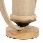 GLOBOSTAR® TULUMKO 02007 Boho Επιτραπέζιο Φωτιστικό Πορτατίφ με Ντουί 1 x E27 AC 220-240V IP20 – Μπεζ – Μ30 x Π12 x Υ32cm