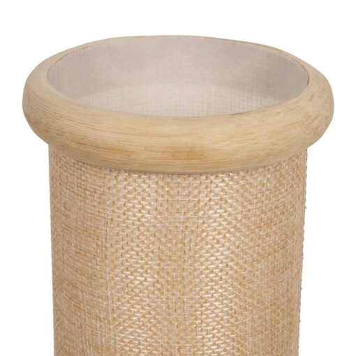 GLOBOSTAR® TULUMKO 02007 Boho Επιτραπέζιο Φωτιστικό Πορτατίφ με Ντουί 1 x E27 AC 220-240V IP20 – Μπεζ – Μ30 x Π12 x Υ32cm