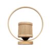 GLOBOSTAR® TULUMKO 02008 Boho Επιτραπέζιο Φωτιστικό Πορτατίφ με Ντουί 1 x E27 AC 220-240V IP20 – Μπεζ – Μ30 x Π12 x Υ32cm