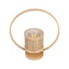 GLOBOSTAR® TULUMKO 02008 Boho Επιτραπέζιο Φωτιστικό Πορτατίφ με Ντουί 1 x E27 AC 220-240V IP20 – Μπεζ – Μ30 x Π12 x Υ32cm
