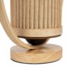 GLOBOSTAR® TULUMKO 02008 Boho Επιτραπέζιο Φωτιστικό Πορτατίφ με Ντουί 1 x E27 AC 220-240V IP20 – Μπεζ – Μ30 x Π12 x Υ32cm