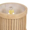 GLOBOSTAR® TULUMKO 02008 Boho Επιτραπέζιο Φωτιστικό Πορτατίφ με Ντουί 1 x E27 AC 220-240V IP20 – Μπεζ – Μ30 x Π12 x Υ32cm